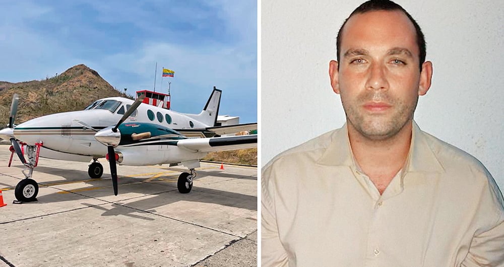La narcoavioneta fue detenida con más de 400 kilos de cocaína. 