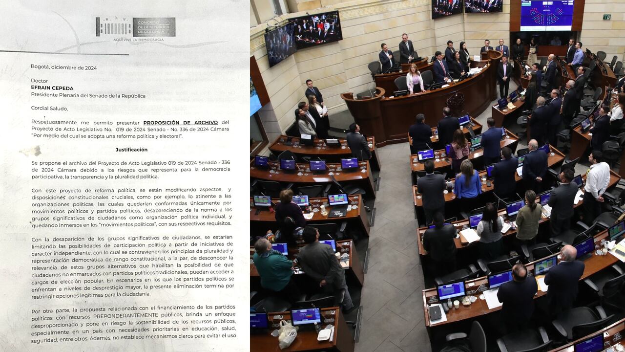Reforma política agoniza en el Senado.
