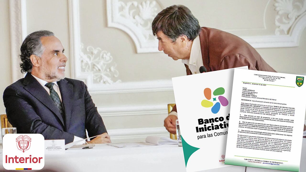El ministro del Interior, Armando Benedetti, ha contado con los líderes comunales para organizar en territorio sus propuestas de consulta popular y asamblea nacional constituyente.