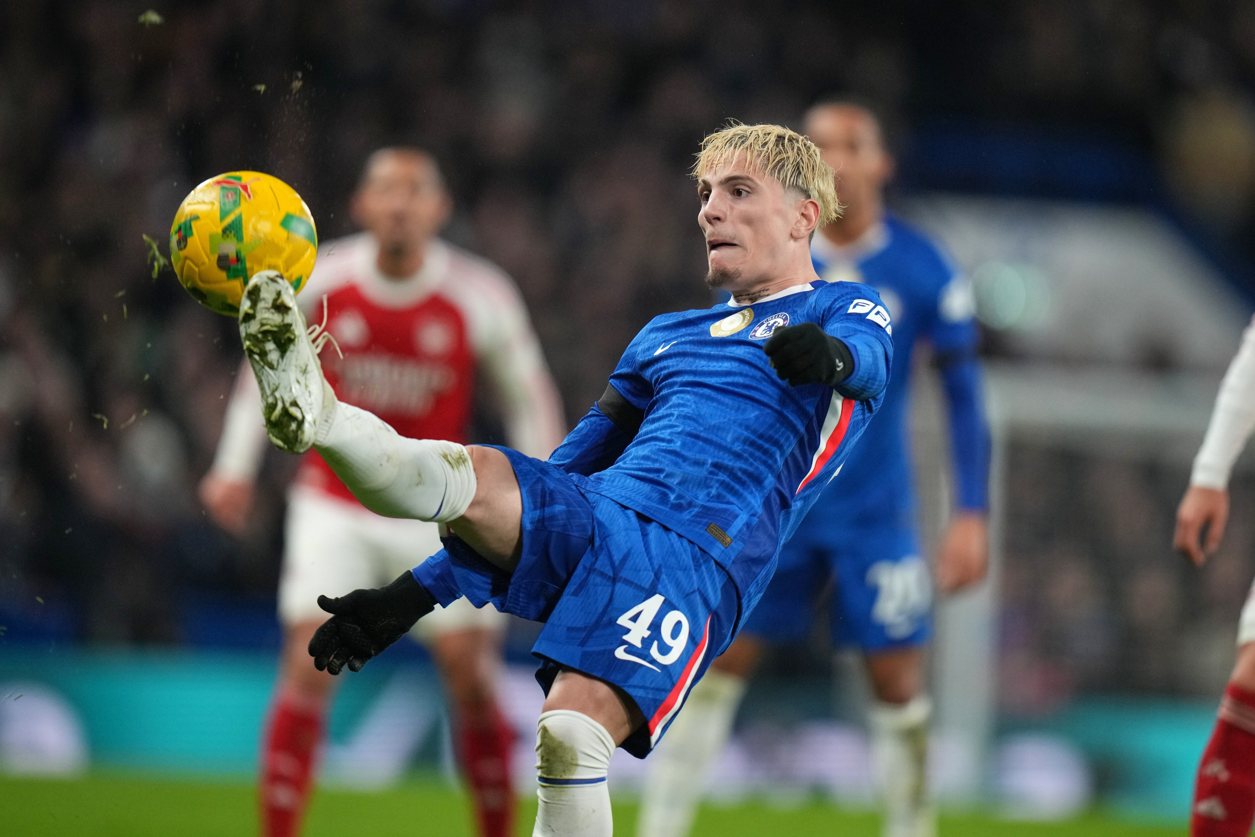 Alejandro Garnacho fue el que le dio vida a Chelsea contra Arsenal.