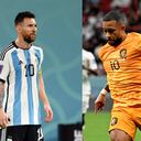 Lionel Messi y Memphis Depay. Qatar 2022.