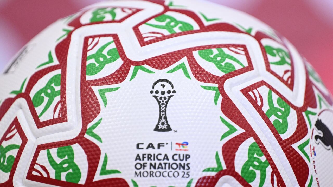 El balón oficial de la Copa Africana de Naciones.