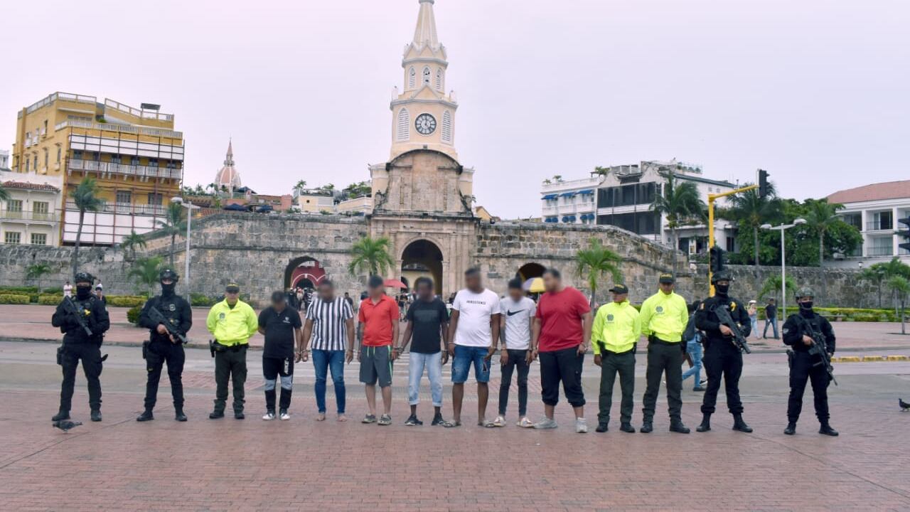 Capturados por los delitos de explotación sexual.