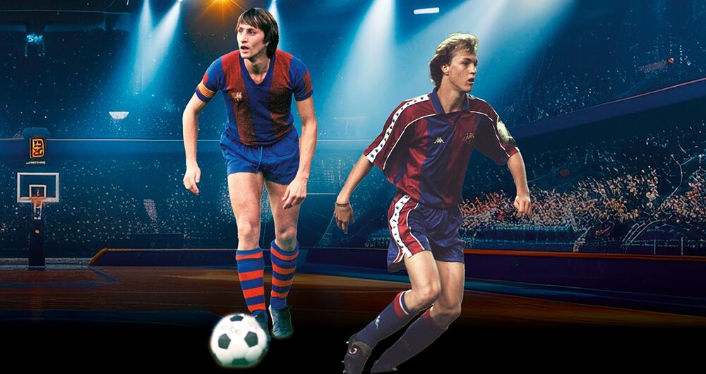  Johan Cruyff y Jordi Cruyff  Barcelona 