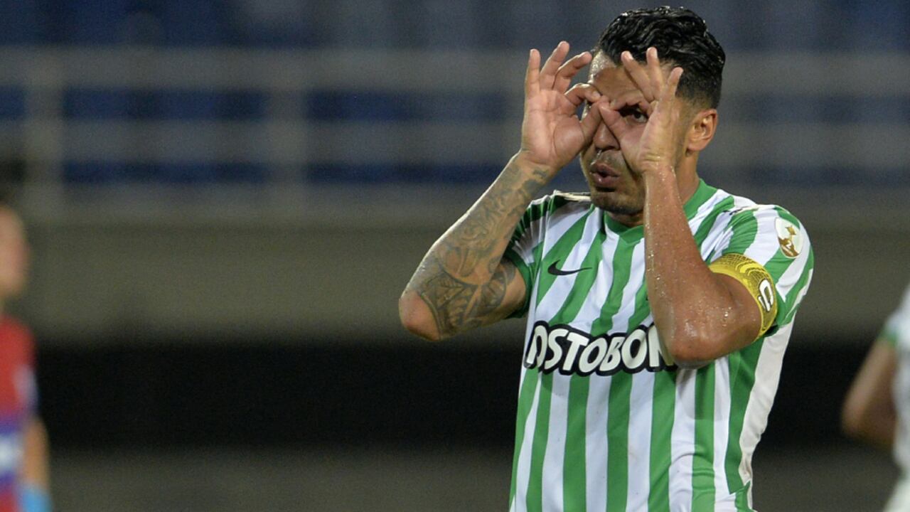 Jefferson Duque marcó el segundo gol de Atlético Nacional.