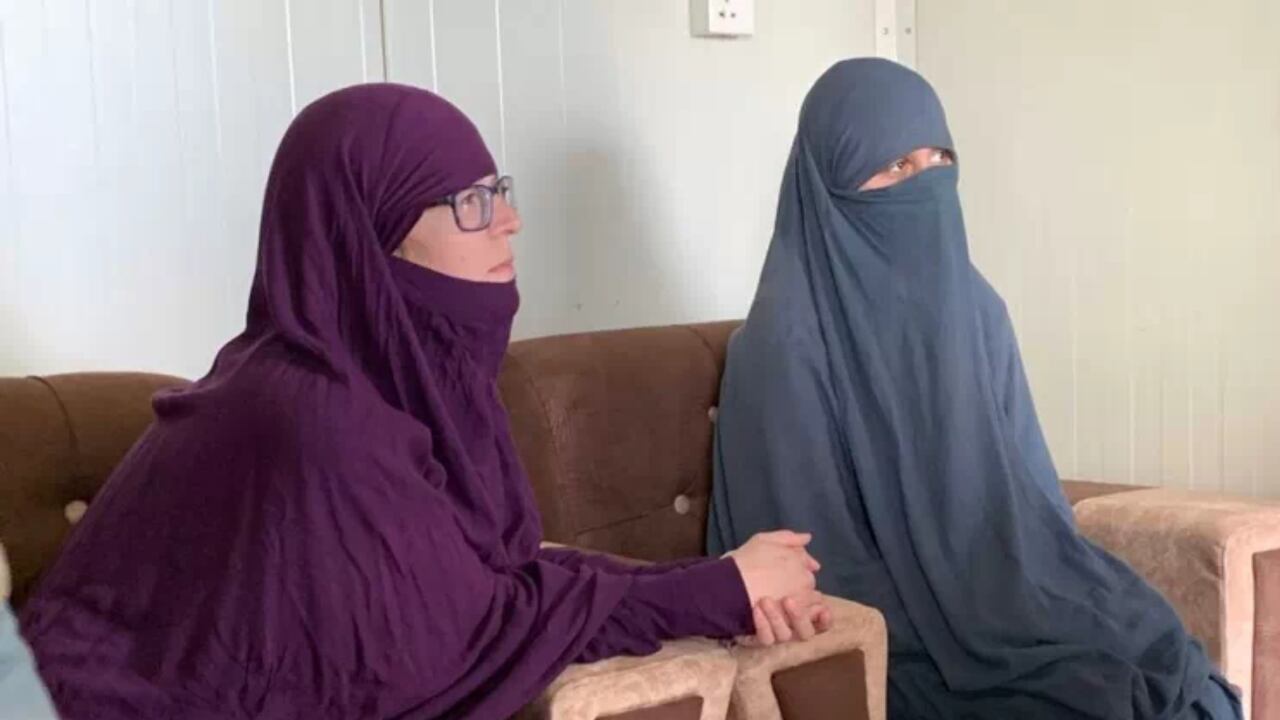 Luna Fernández y Yolanda Martínez, españolas repatriadas desde Siria