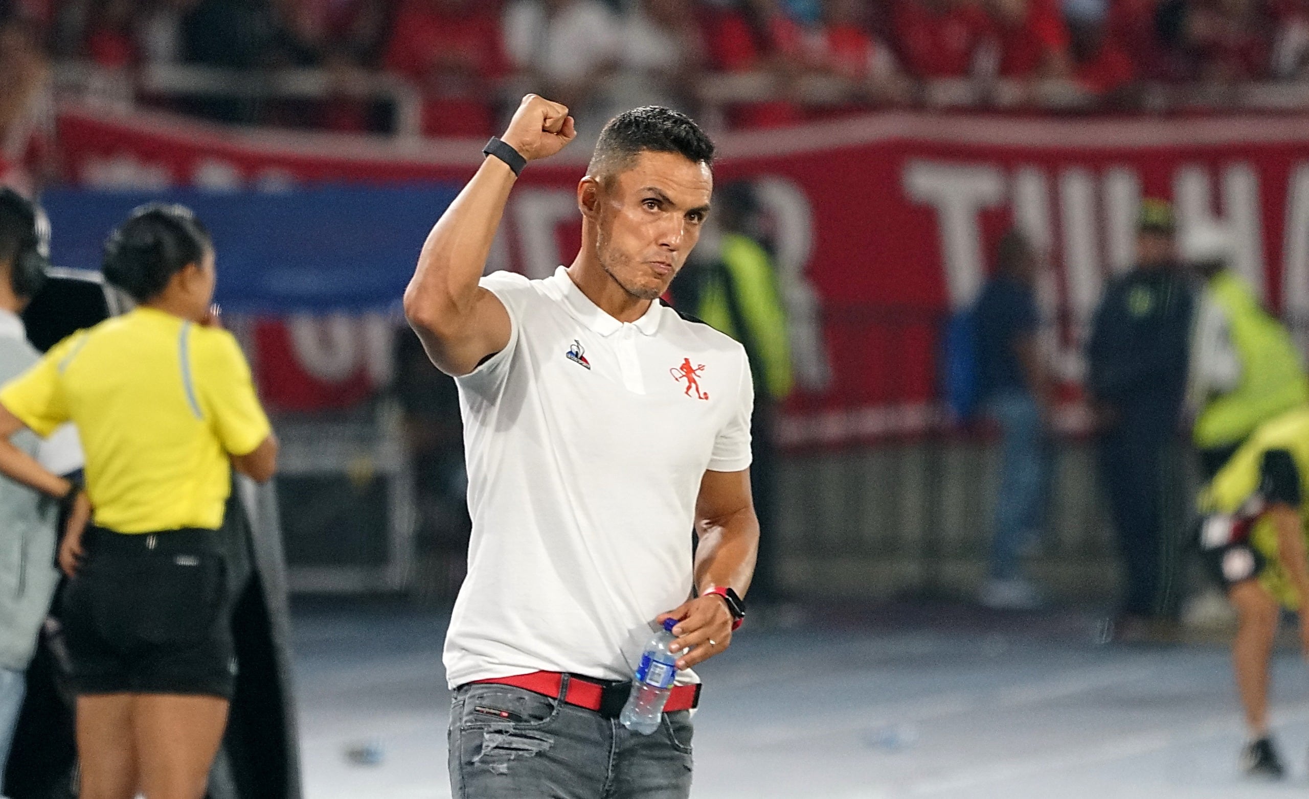 Imagen del partido entre América de Cali y Atlético Nacional por la fecha 14 del segundo semestre de la Liga colombiana 2023.