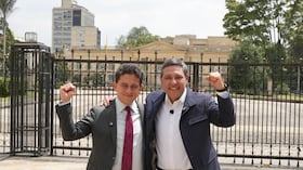 Mauricio Lizcano presentó a Luis Carlos Reyes como su fórmula vicepresidencial