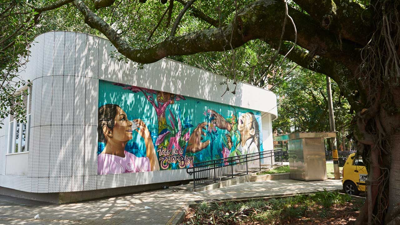 Así son las calles del barrio Laureles en Medellín