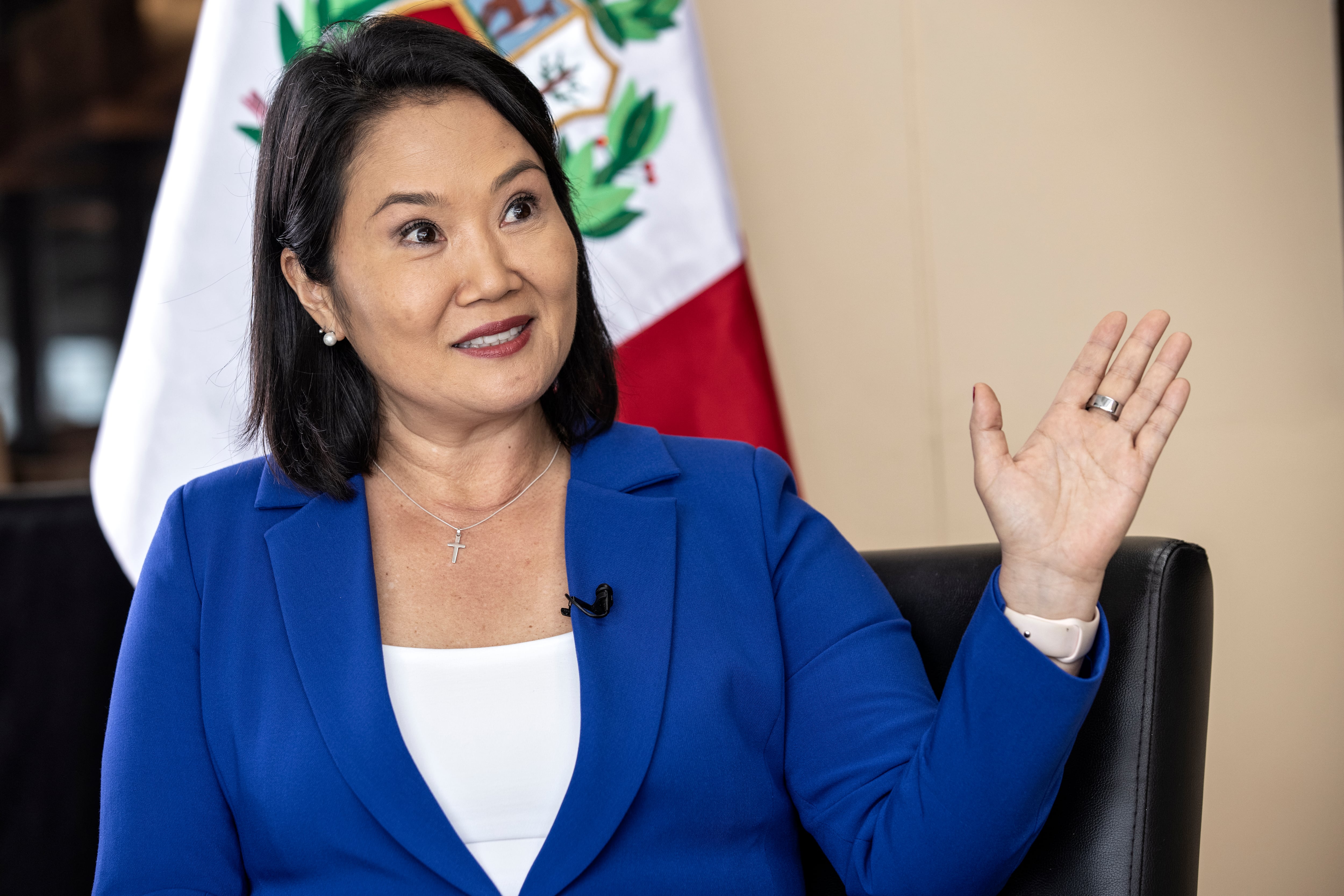 Keiko Fujimori, presidenta electa de Perú.