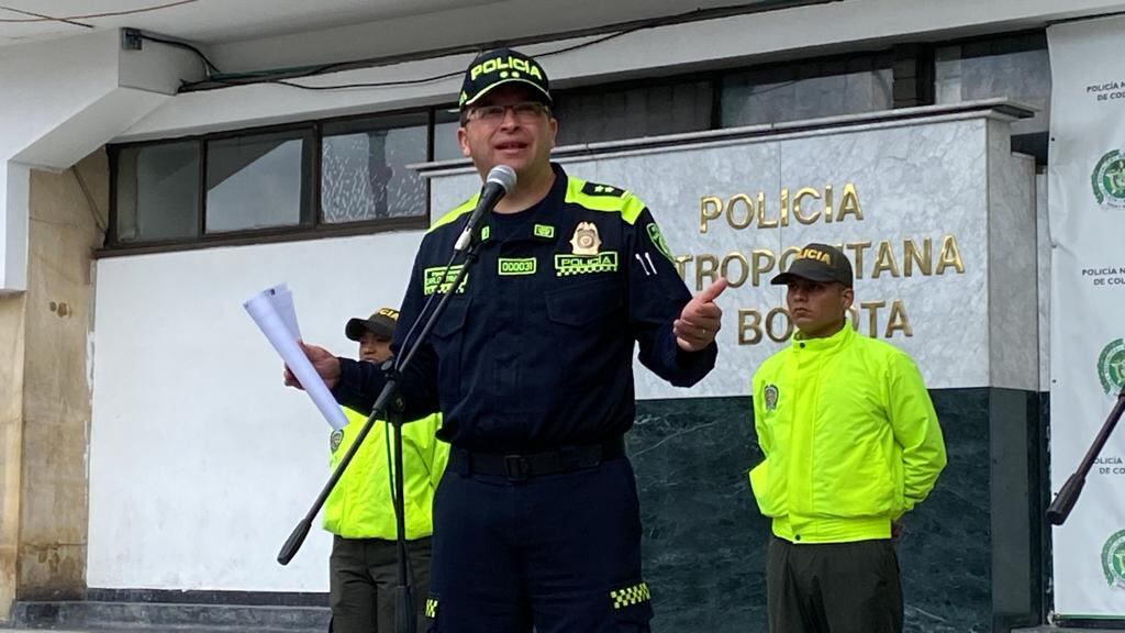 Comandante de la Policía Metropolitana de Bogotá, General Carlos Triana