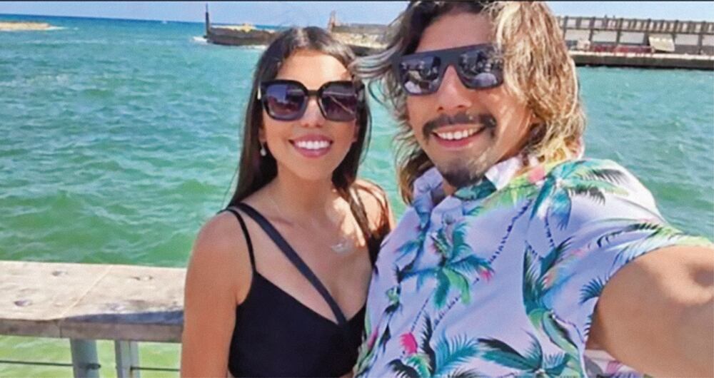 Ivonne Rubio y Antonio Macías, su compañero sentimental desde hace cuatro años. 