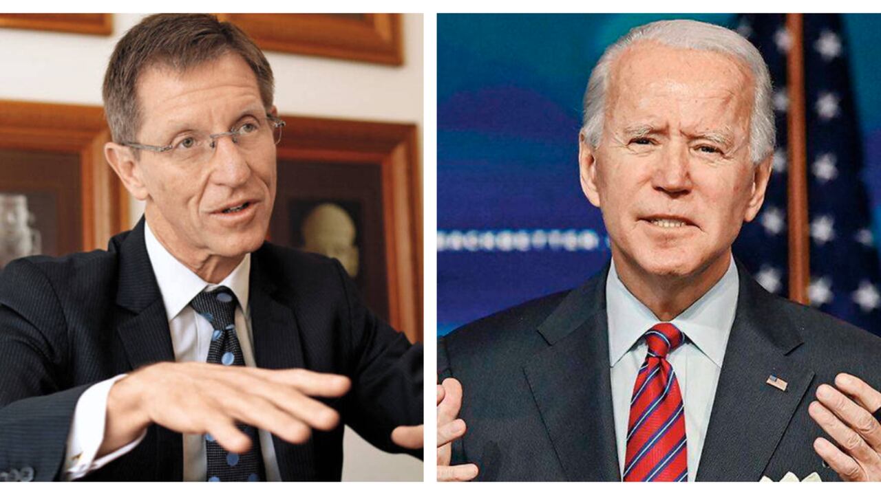 Emilio Archila se refirió a la llegada de Joe Biden.