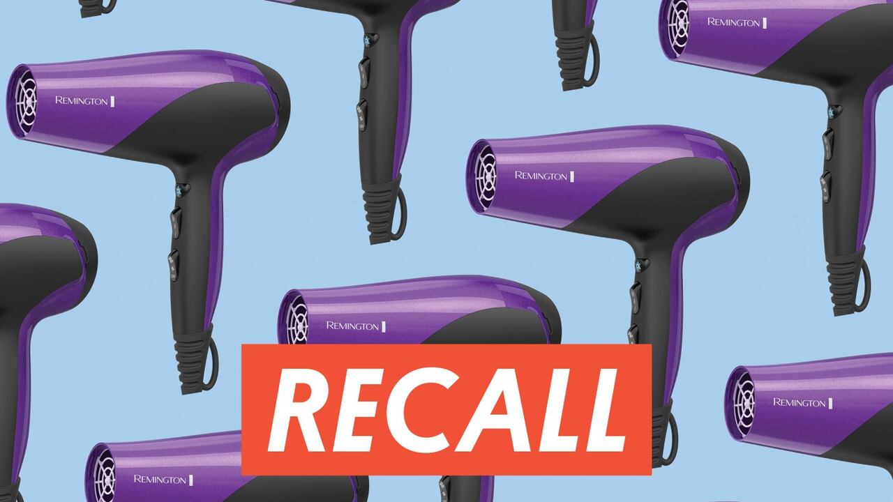 Secador de cabello Remington retirado del mercado tras detectarse defectos de seguridad.