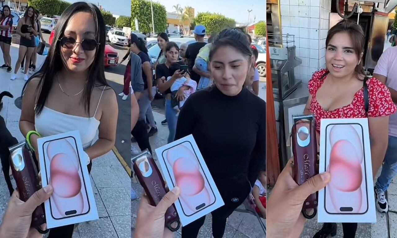 Las concursantes que aceptaron el reto tenían que cortarse todo su cabello para participar