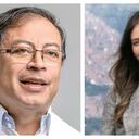 Gustavo Petro y Diana Osorio