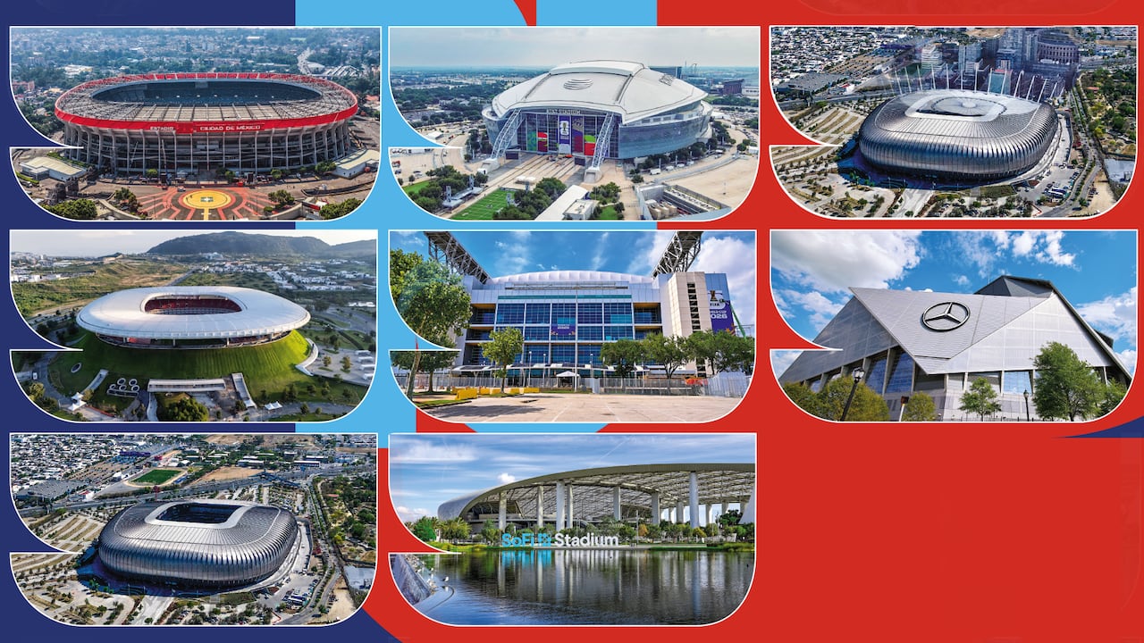 Ocho de los 16 estadios se destacan por su diseño, tecnología, ubicación e historia.