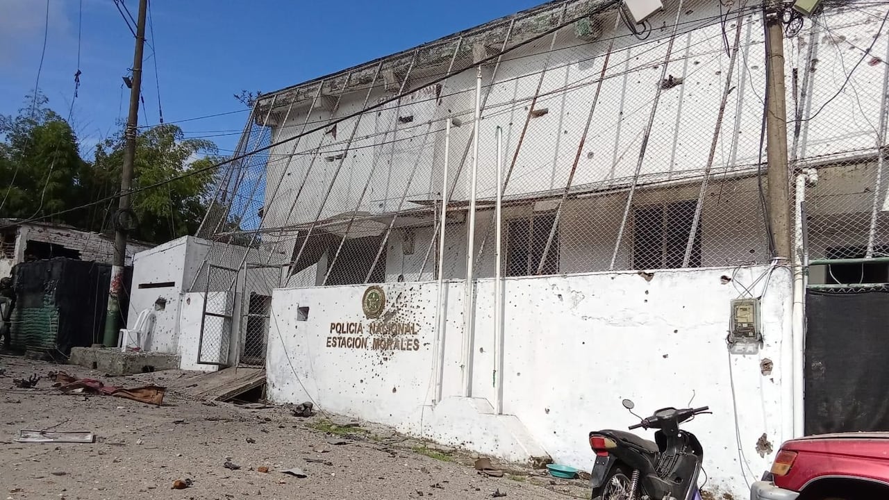 Ataque a la estación de la Policía en Morales, Cauca.