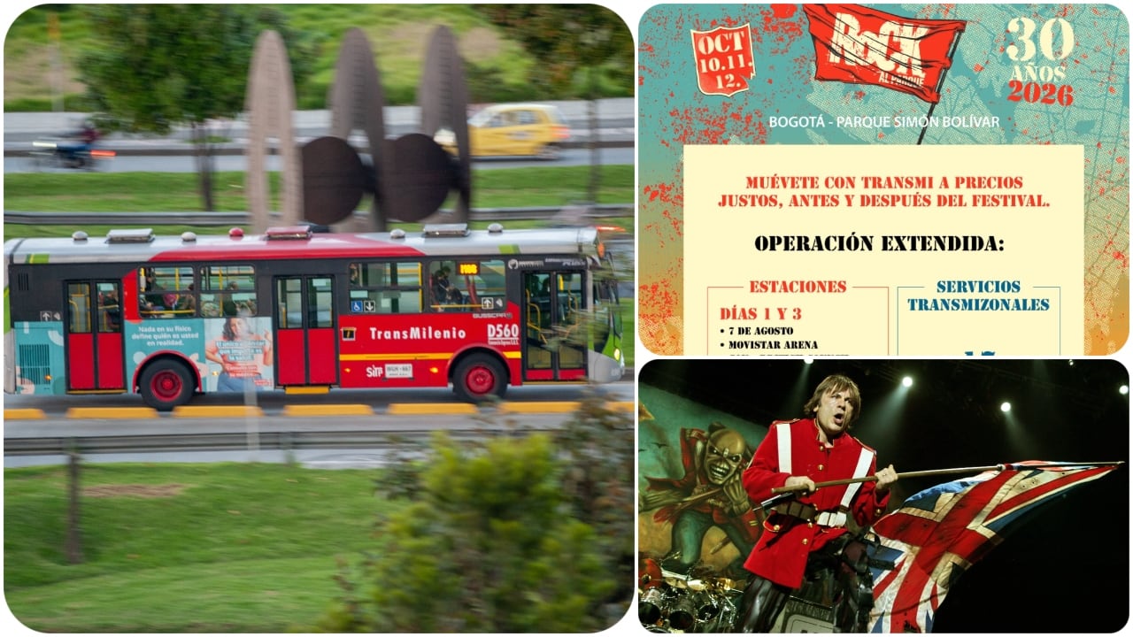 TransMilenio este viernes 9, sábado 10, domingo 11 y lunes 12 de octubre.