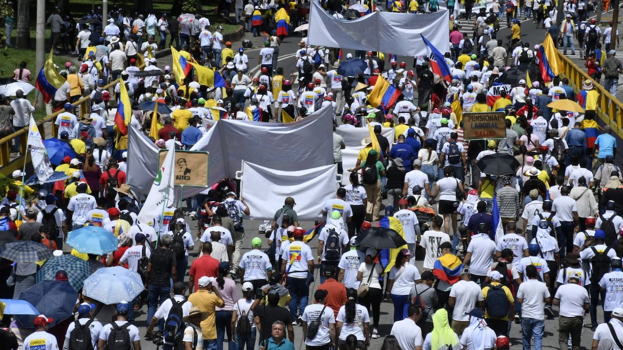 Marchas primero de mayo en Cali