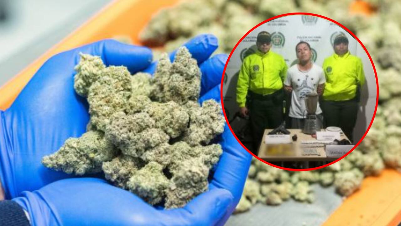 José Luis Rodríguez, alias 'Vuitton', fue sorprendido con 430 gramos de marihuana y elementos robados