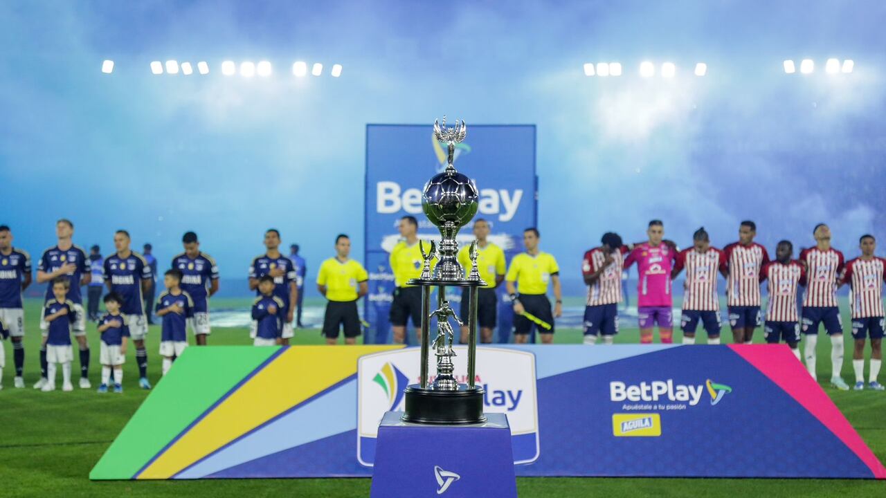 Imagen de la final de vuelta de la Superliga de Colombia 2024, entre Millonarios y Junior de Barranquilla en el estadio Nemesio Camacho El Campín.