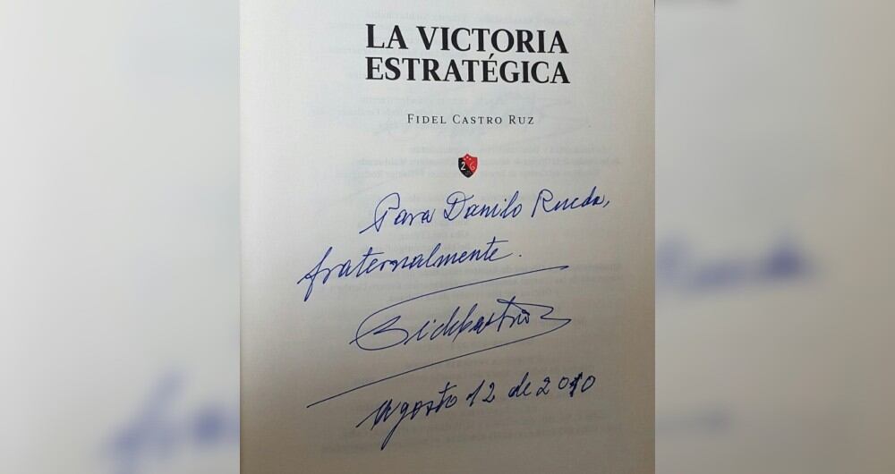 Danilo Rueda, libro Fidel Castro.