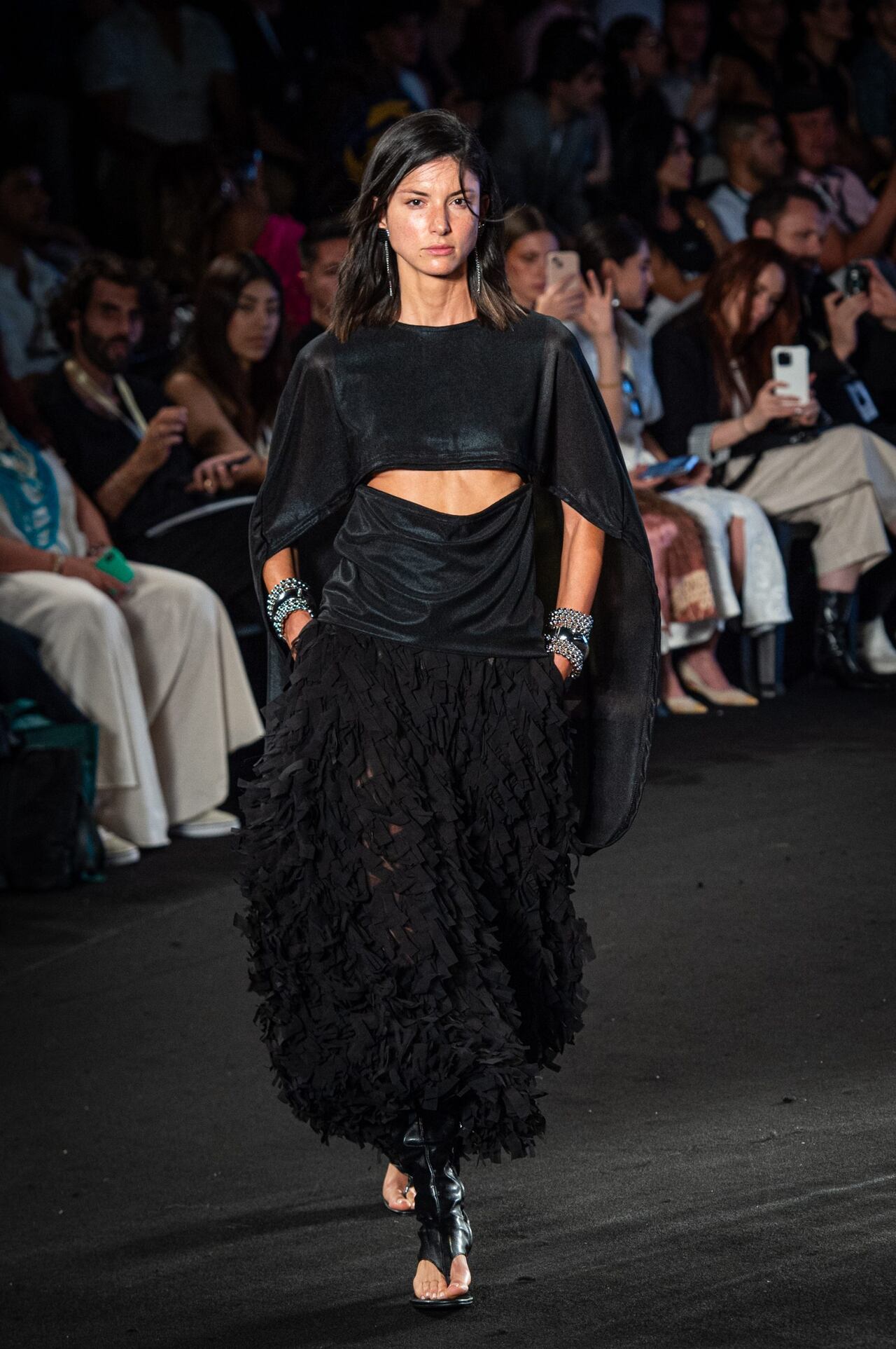 La diseñadora Francesca Sesana debutó en Colombiamoda 2025 con su colección 'La mia maniera'