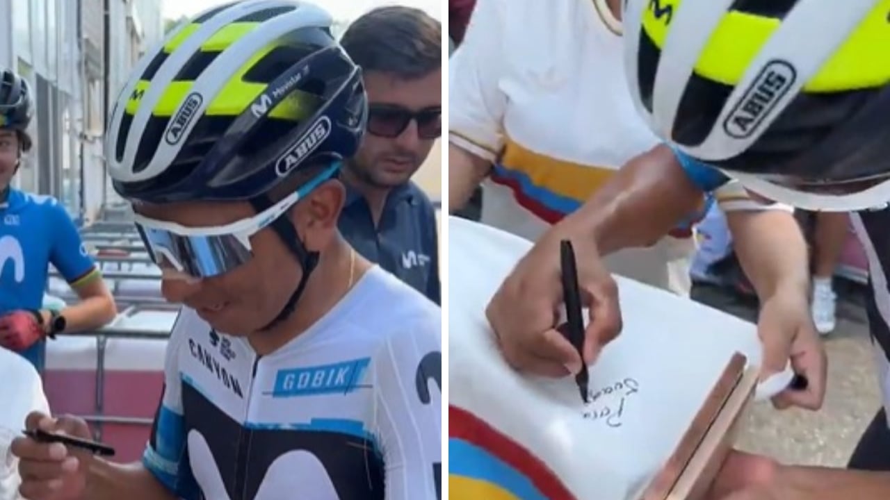 Nairo Quintana en el Tour de Suiza 2025.