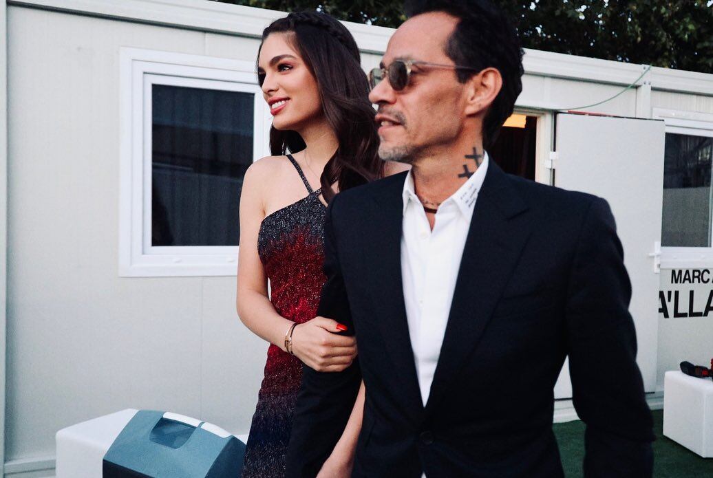 Marc Anthony y Nadia Ferreira