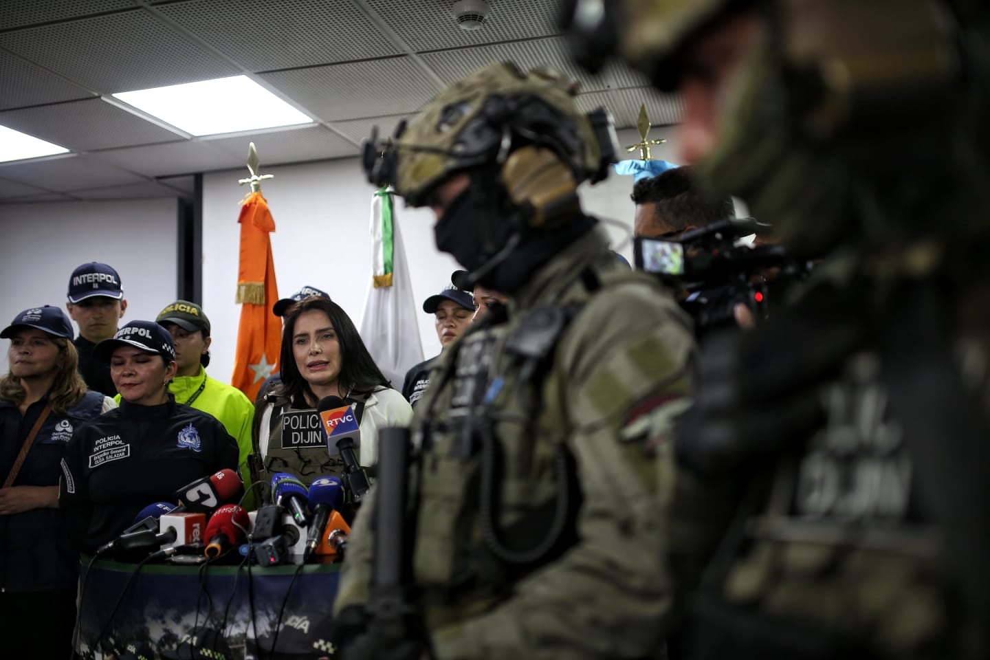 Aida Merlano  llegada su deportación de Venezuela