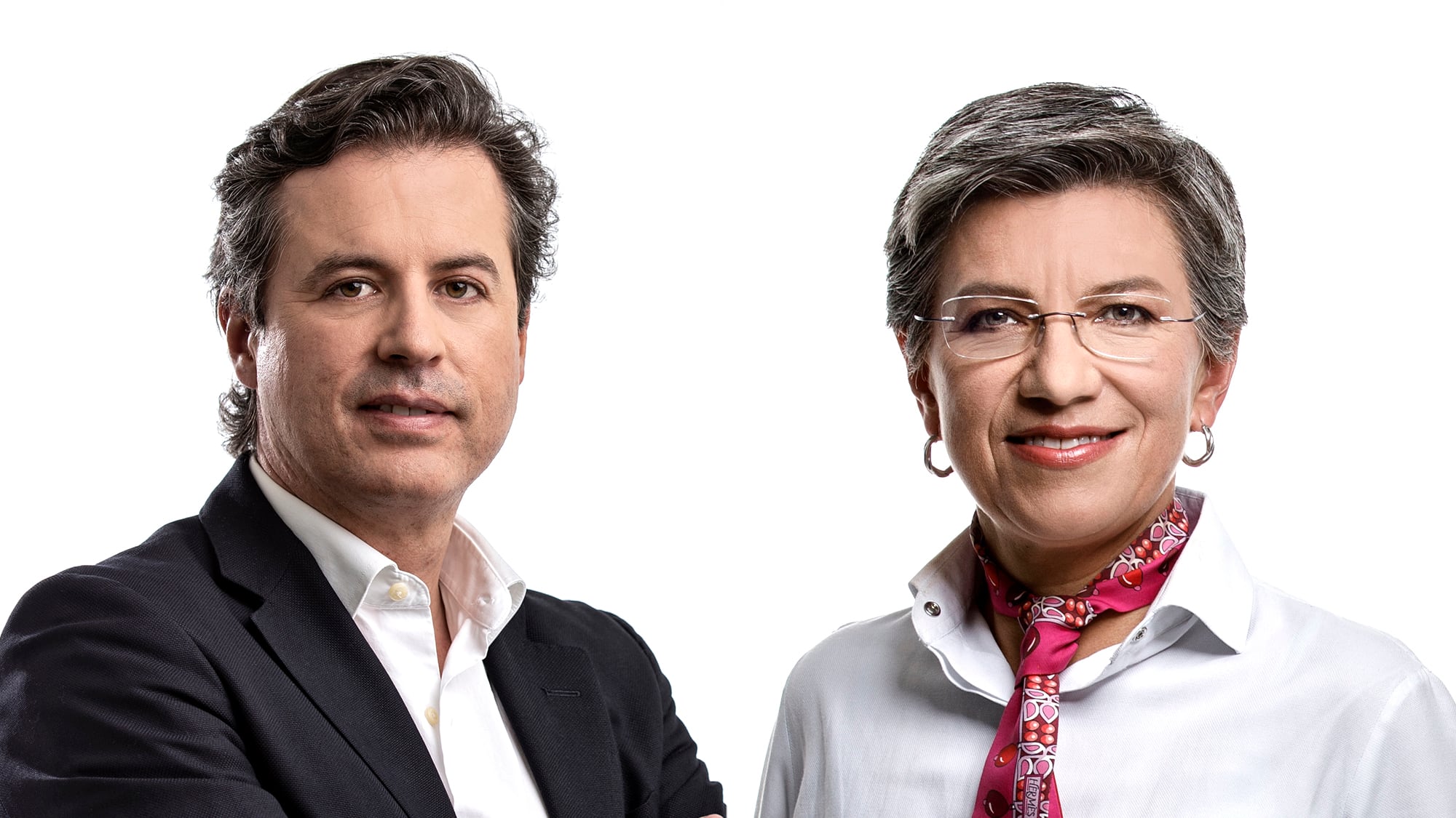 Juan Manuel Galán y Claudia López