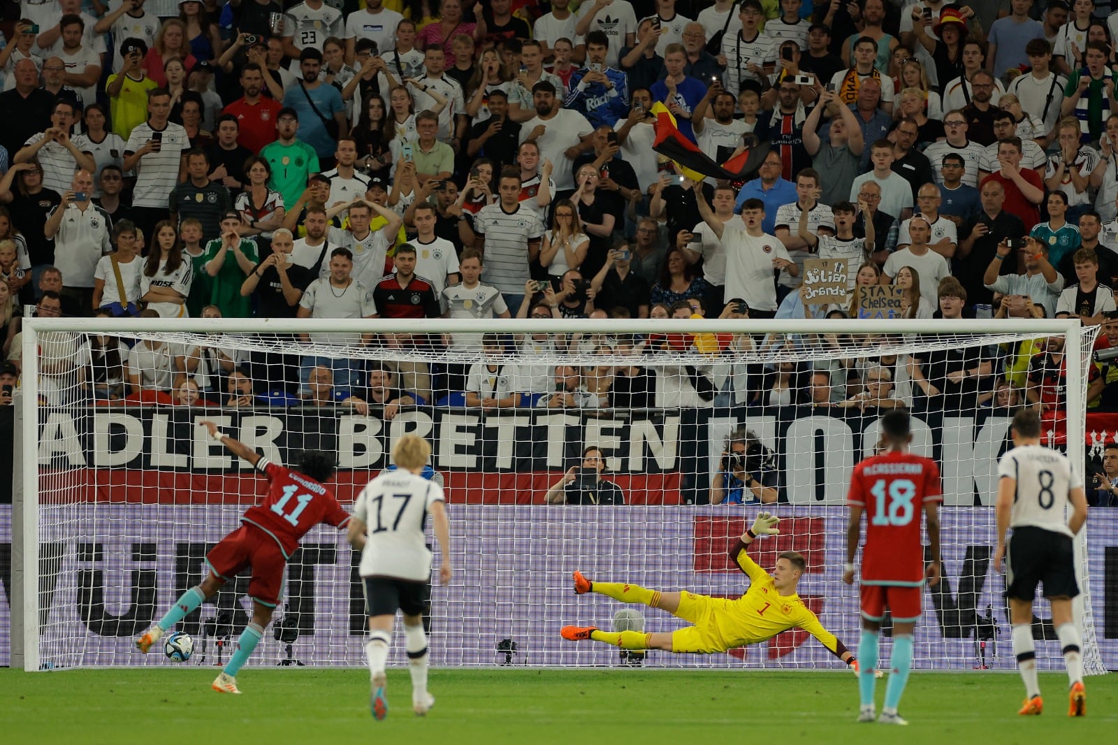 Juan Guillermo Cuadrado, gran figura en el juego contra Alemania