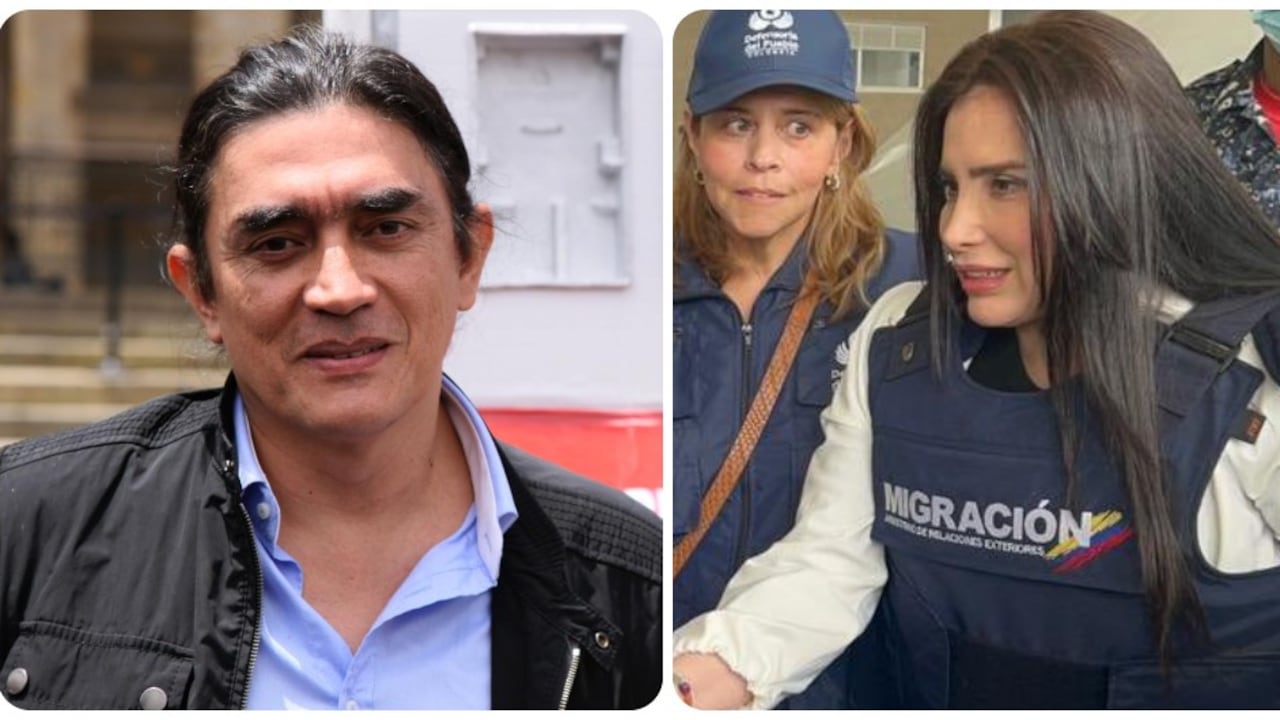 Gustavo Bolívar y Aida Merlano.