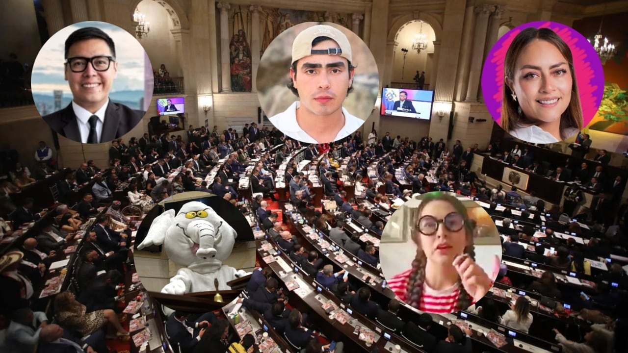 Senado de la República y los influencers: Wally, Elefante Blanco, Felipe Saruma, Miss Melindres y Lalis.