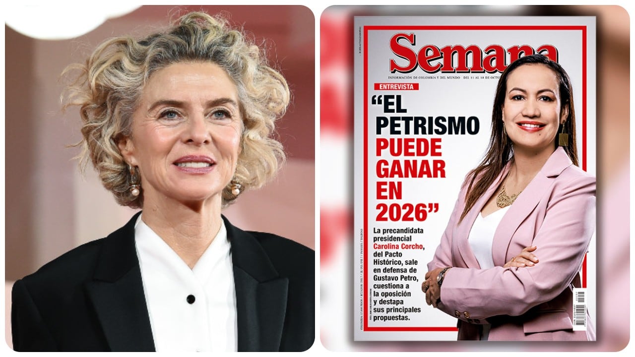 Margarita Rosa de Francisco se refiere a la portada de SEMANA, cuya protagonista es Carolina Corcho.