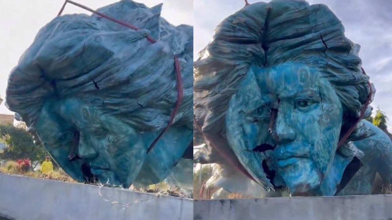 El gobierno de Nayib Bukele ordenó destruir el “monumento a la reconciliación”.