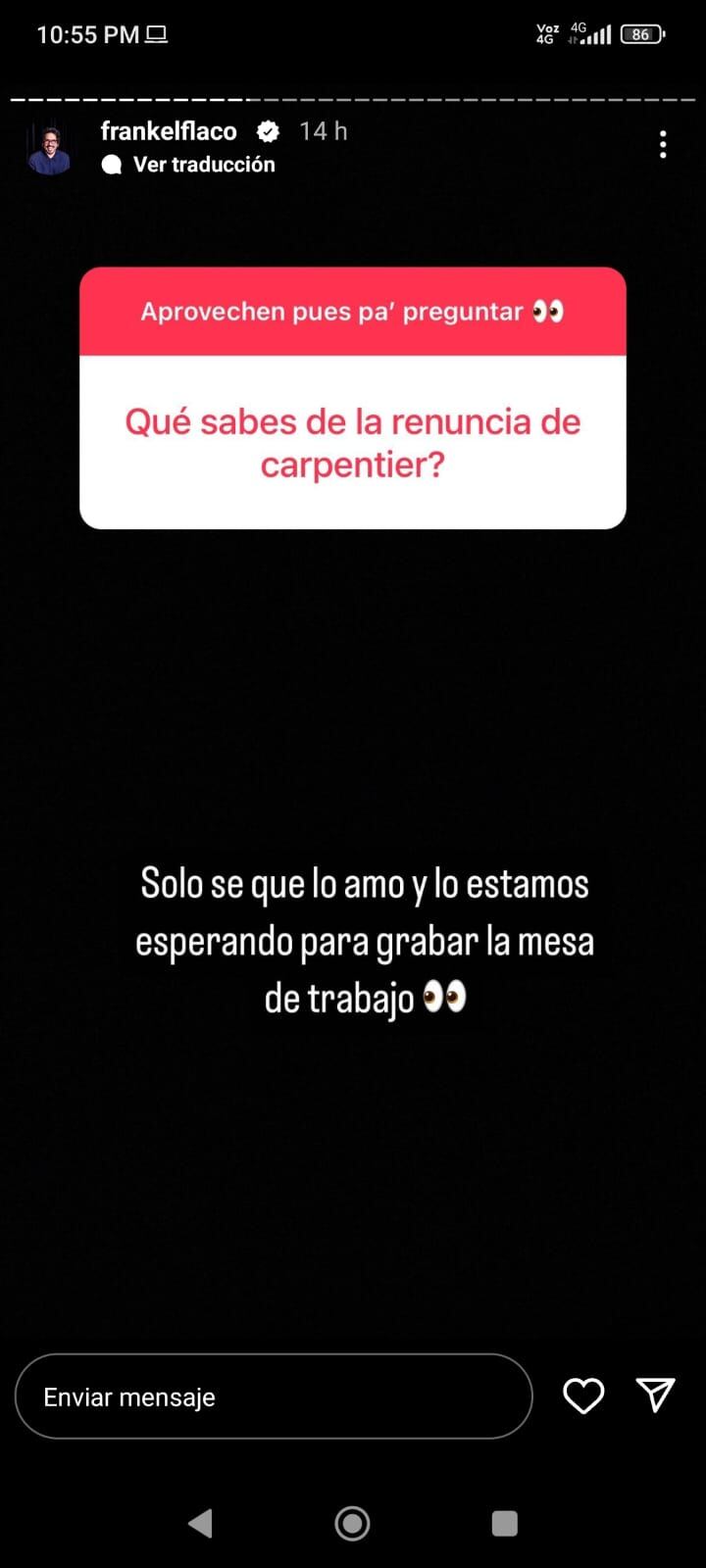 El comediante dio una particular respuesta.