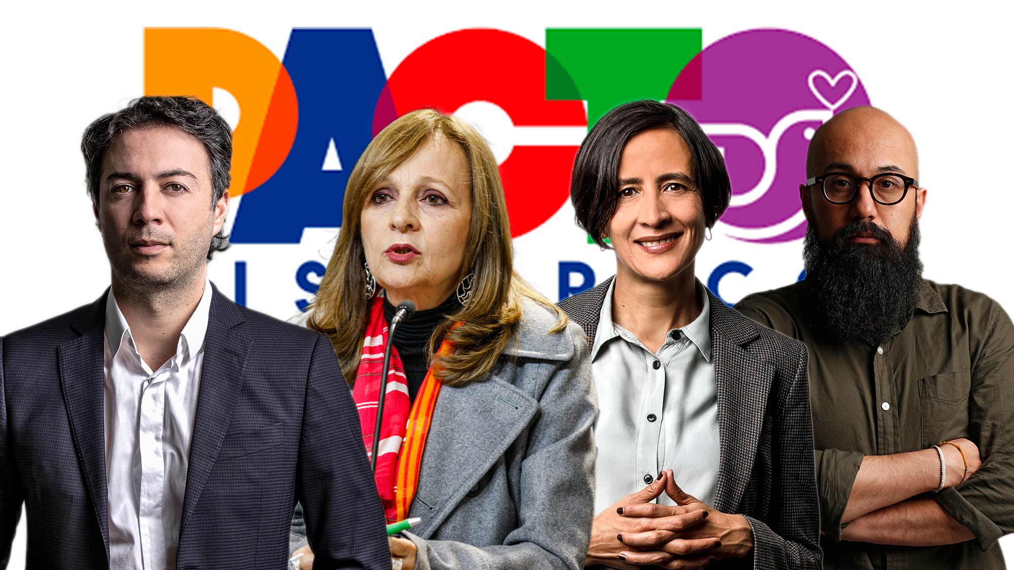 Daniel Quintero, Angela María Robledo, Susana Muhamad y Carlos Carrillo