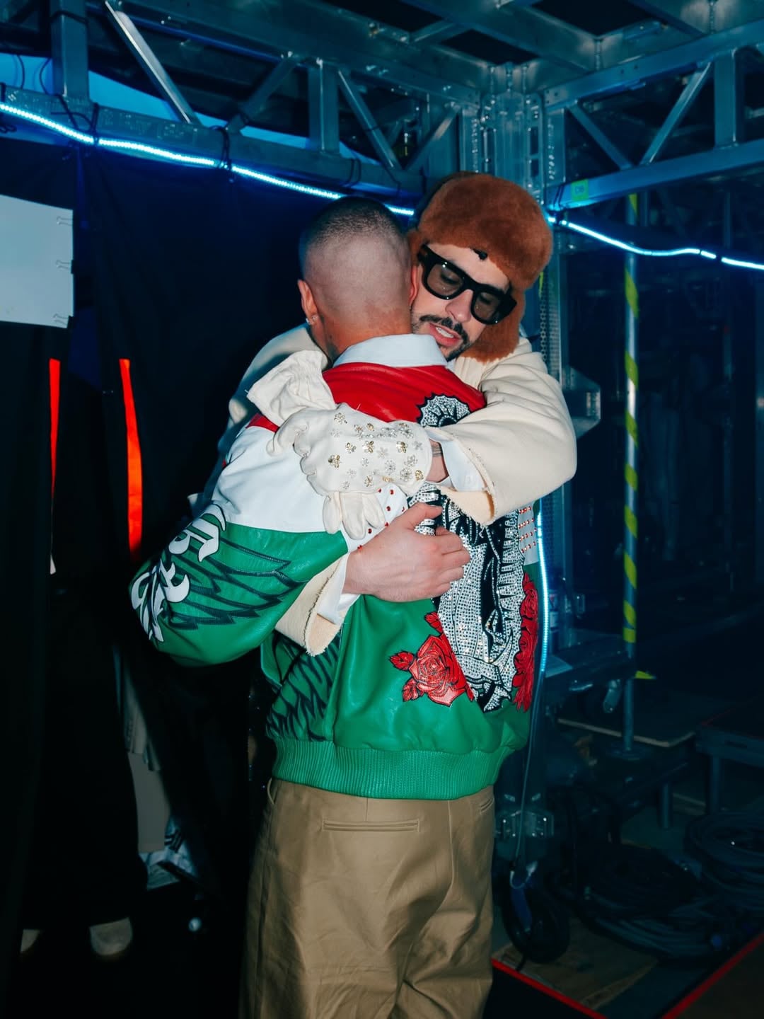 Reencuentro de J Balvin y Bad Bunny en el estadio GNP Seguros, México