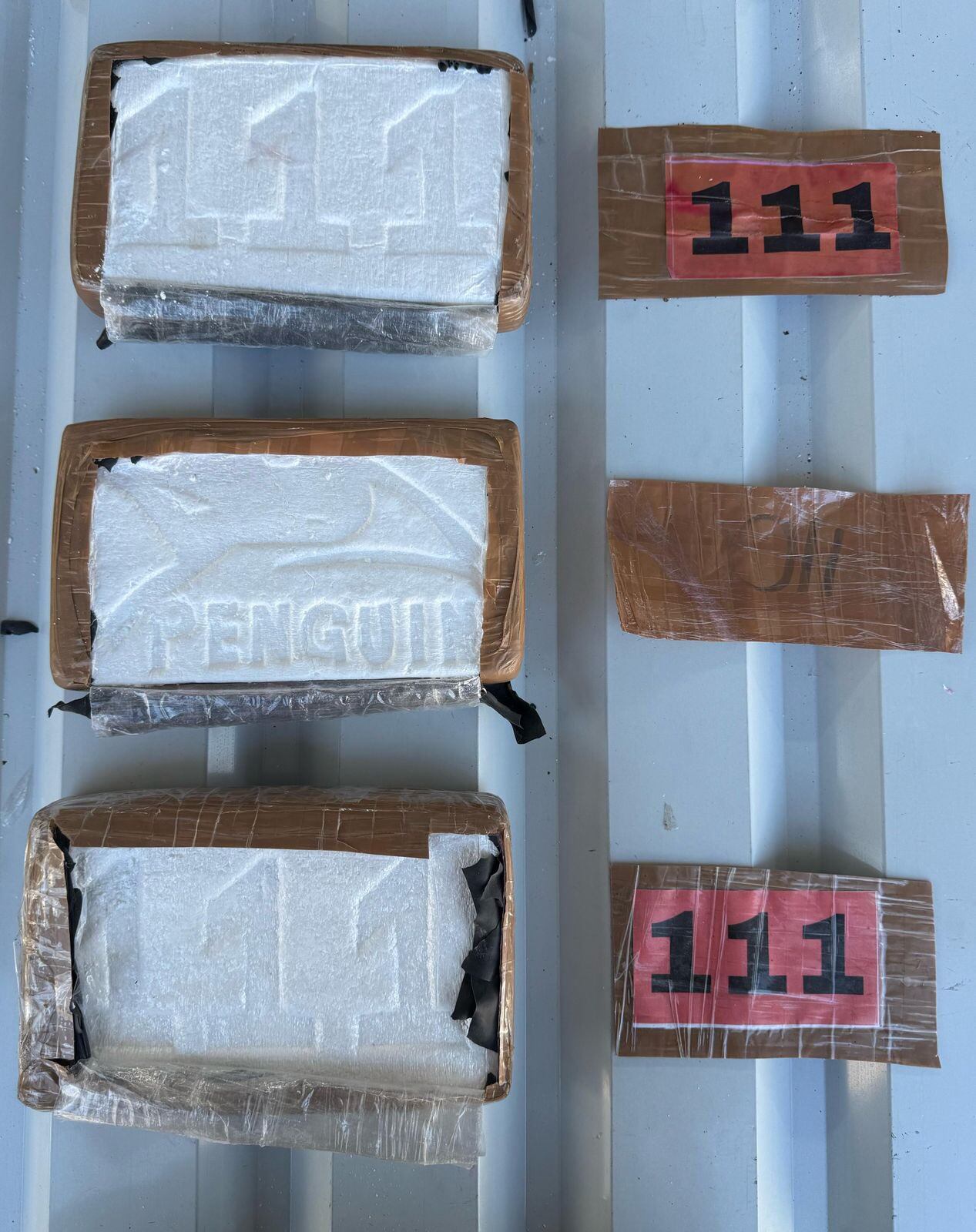 La droga incautada tenía diversas marcaciones.