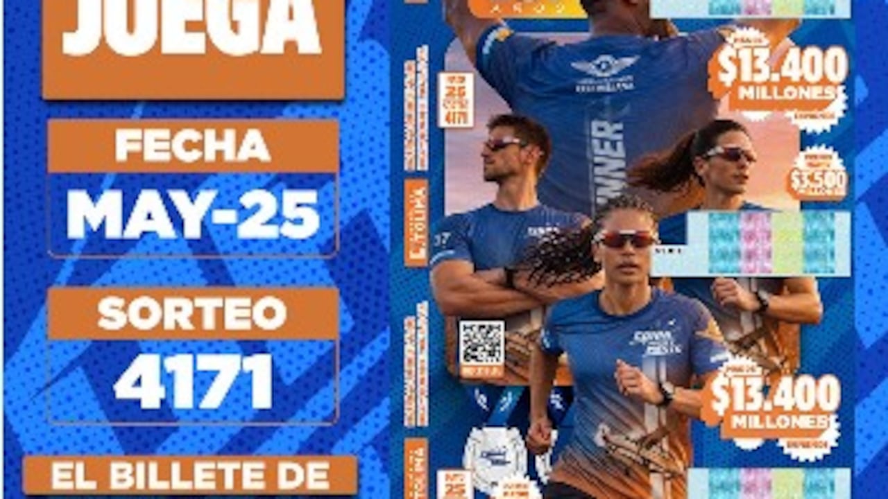 Lotería del Tolima, 25 de mayo de 2026.