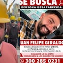 el testimonio del padre de Juan Felipe Giraldo durante la búsqueda en Pereira
