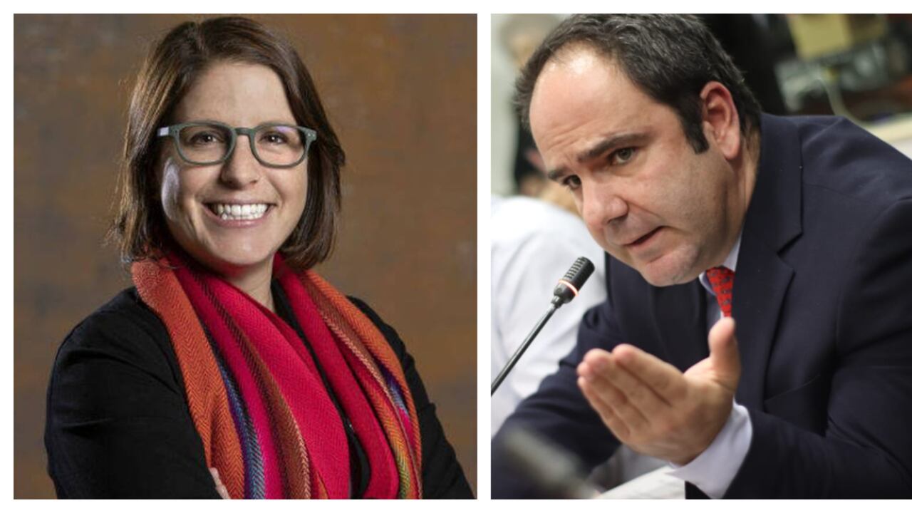 Juanita Goebertus y Gabriel Vallejo.