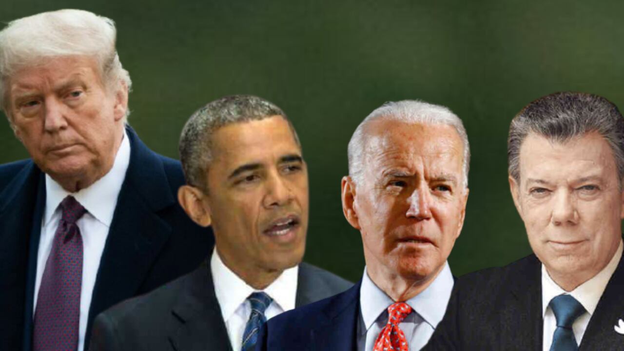 Donald Trump / Barack Obama / Joe Biden / Juan Manuel Santos