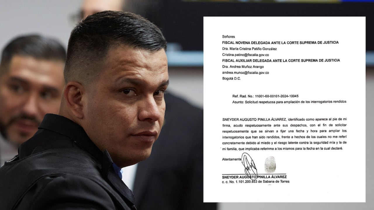 Sneyder Pinilla solicita ampliar su declaración.