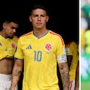 James Rodríguez (izq.) y Richard Ríos (der.) en el Mundial 2026 al servicio de la Selección Colombia.