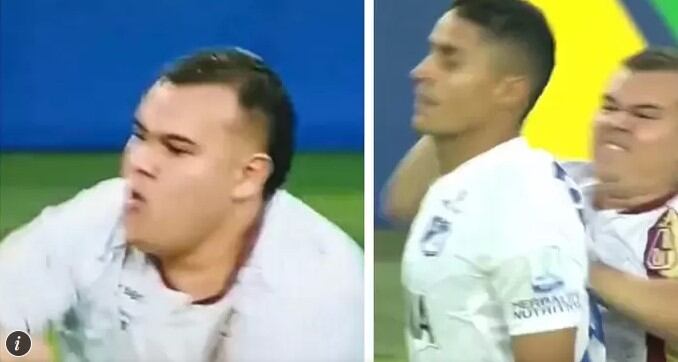 Alejandro Montenegro, agresor de Daniel Catao en el partido Millonarios vs. Tolima