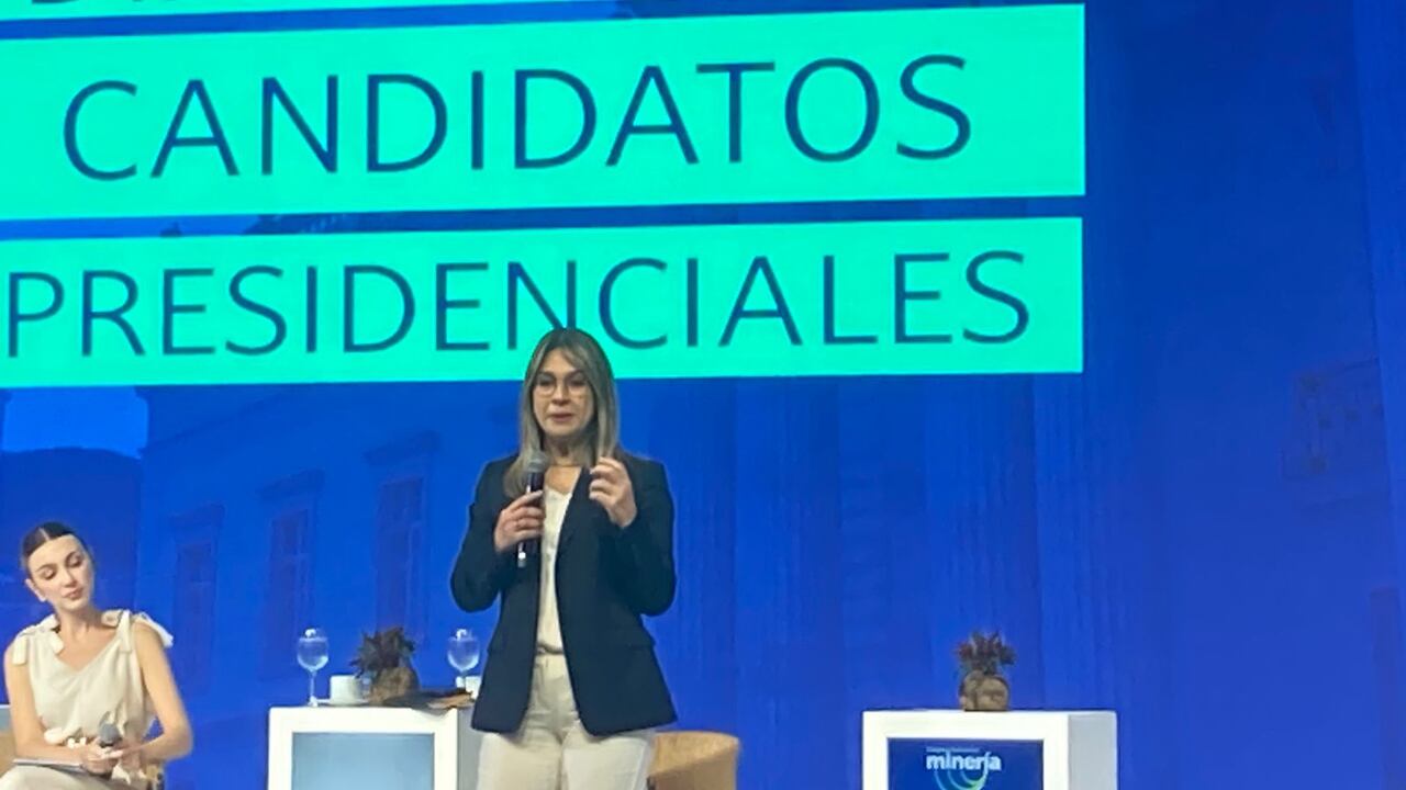 Vicky Dávila, precandidata presidencial.