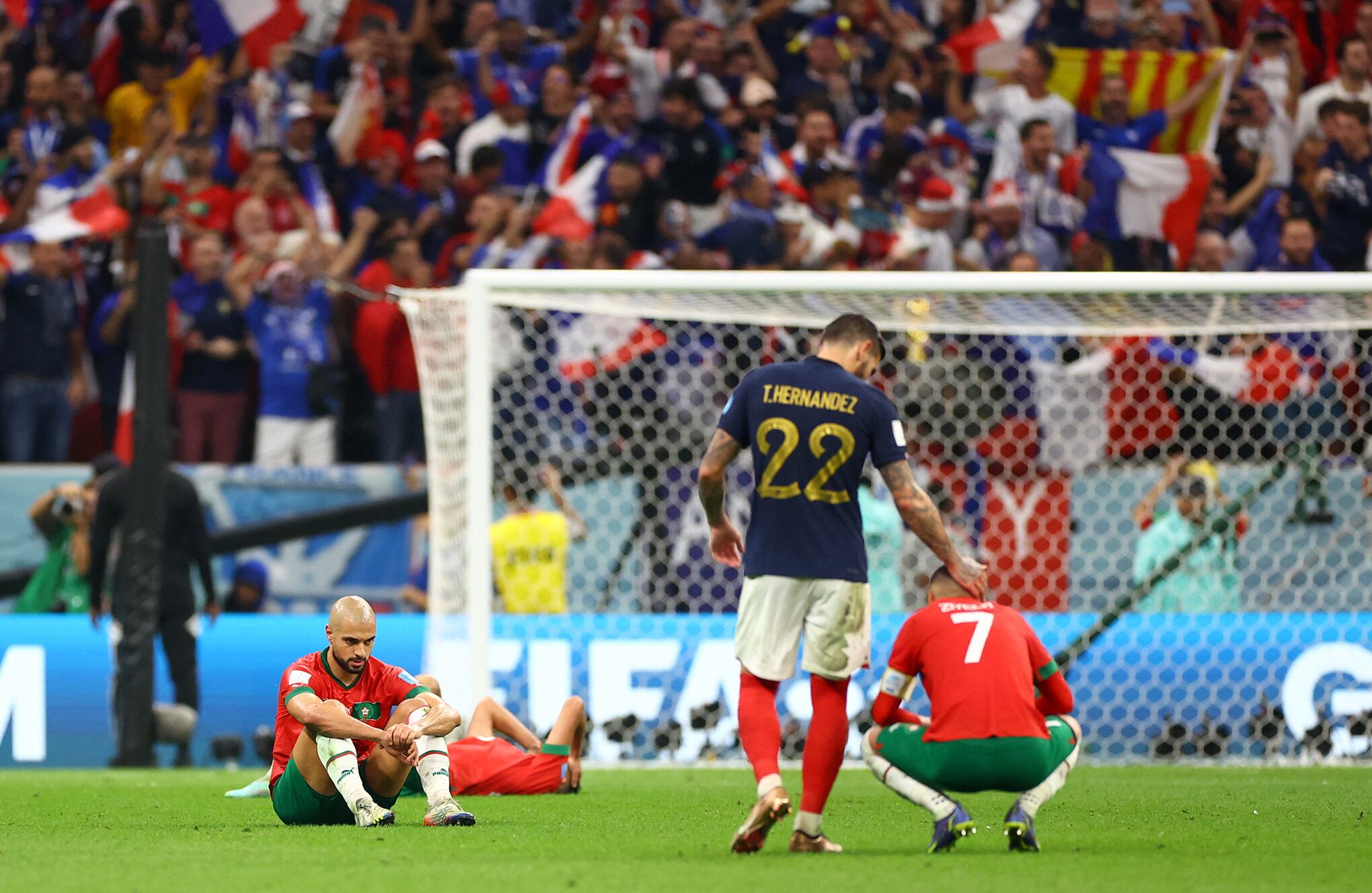 En imágenes : Las mejores jugadas de Francia vs Marruecos